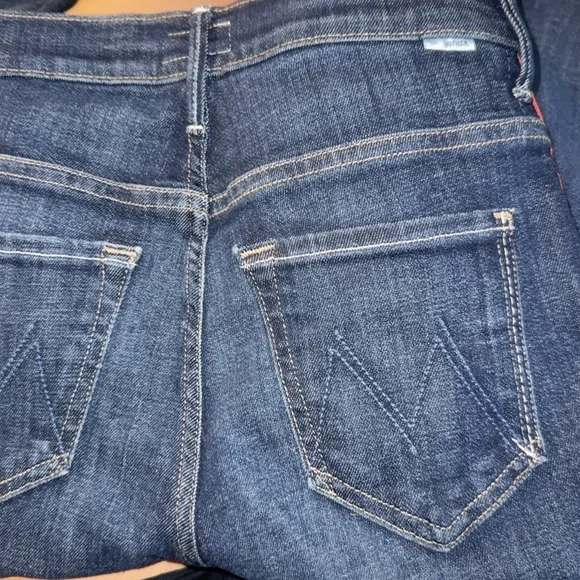 MOTHER • Insider Crop Step Fray Speed Racer High Waisted Size 24 - Picture 10 of 10